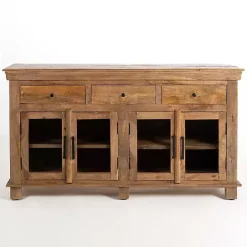 Online Kirklands Home Easton Mango Wood 4-Door Cabinet