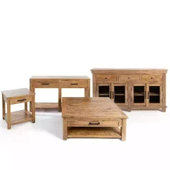Online Kirklands Home Easton Mango Wood 4-Door Cabinet