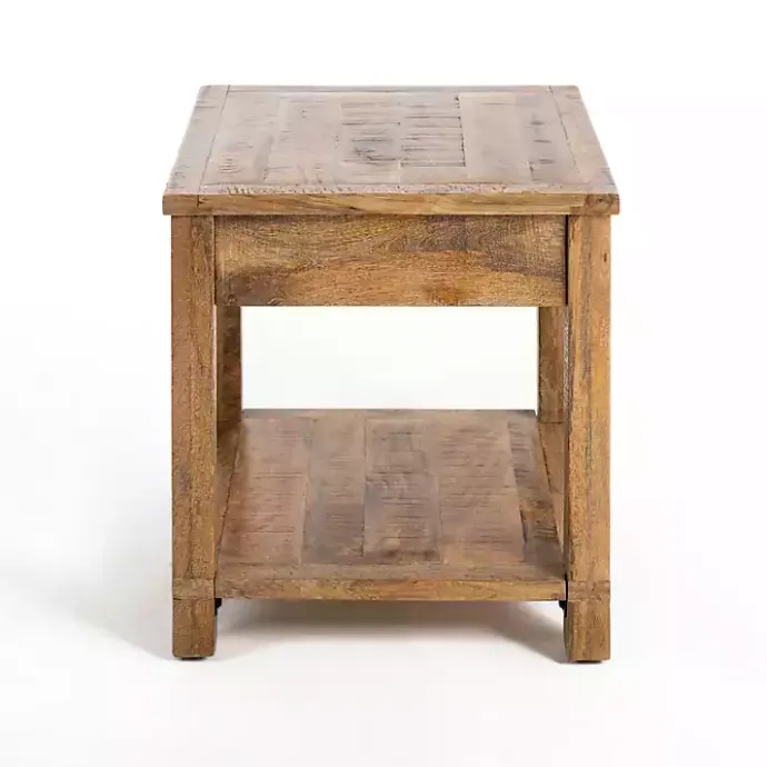 Hot Kirklands Home Easton Mango Wood Side Table Brown