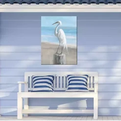 Discount Kirklands Home Egret Portrait Outdoor Canvas Art Print