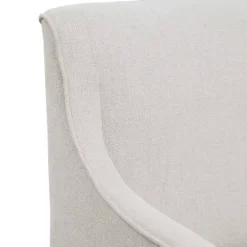 New Kirklands Home Elaine Cream Upholstered Skirted Dining Chair White