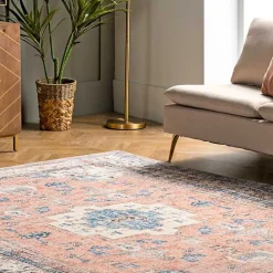 Outlet Kirklands Home Eleanor Medallion Washable Area Rug, 4x6