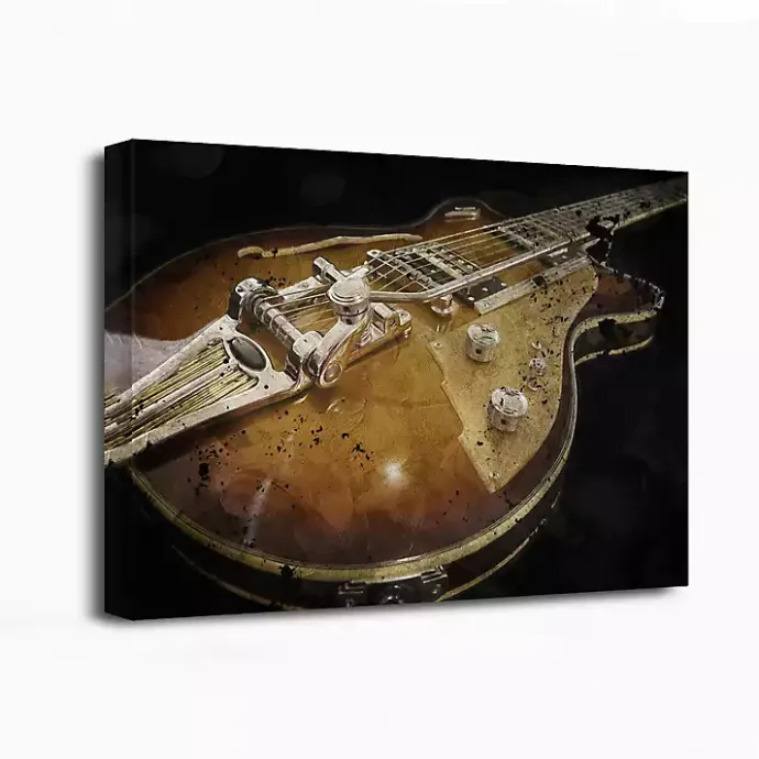 Sale Kirklands Home Electric Guitar Canvas Art Print