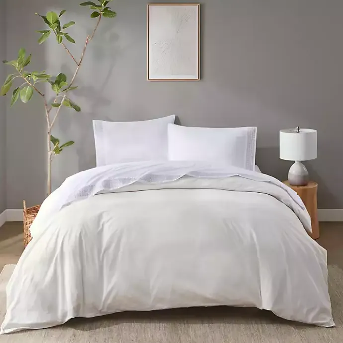 Outlet Kirklands Home Elegant Geo Hem Microfiber 4-pc. Full Sheet Set