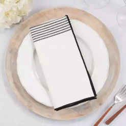 Discount Kirklands Home Elegant Stripe Napkins, Set of 4
