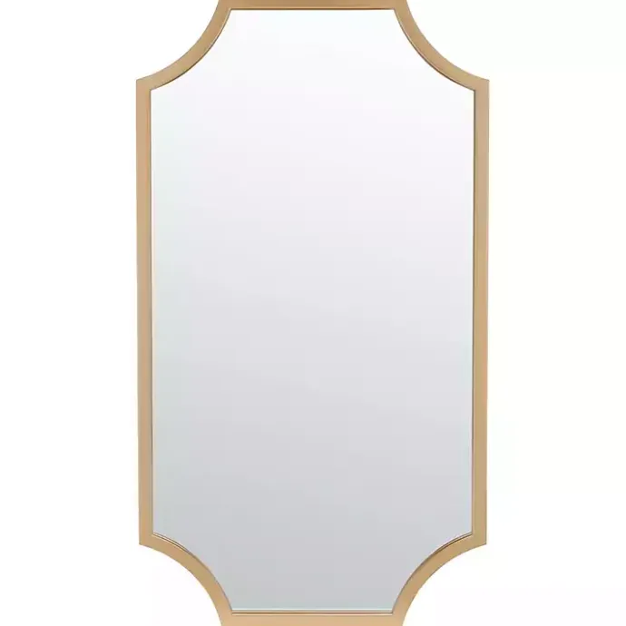 Kirklands Home Elenin Gold Scalloped Wall Mirror