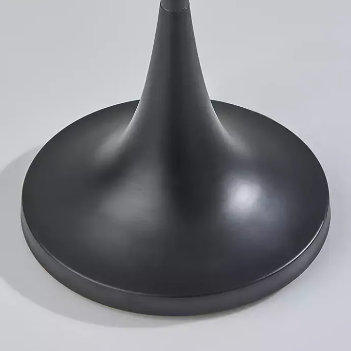 Clearance Kirklands Home Eli Pleated Shade Floor Lamp Black