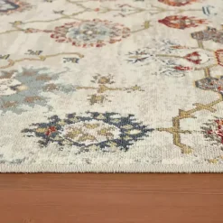New Kirklands Home Elina Beige Area Rug, 5x7 Tan