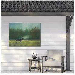 Hot Kirklands Home Elk in the Wild Outdoor Canvas Art Print