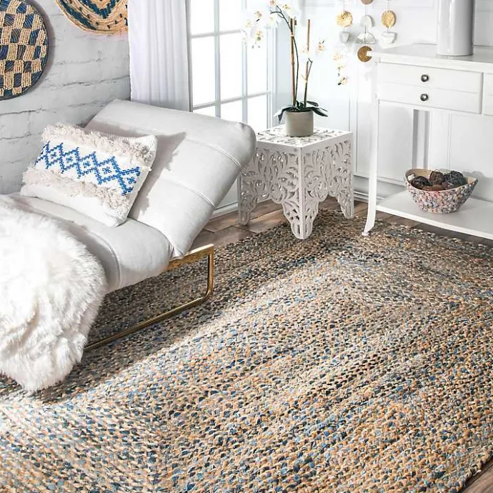 Discount Kirklands Home Ella Hand Braided Jute Rug, 7x9 Tan
