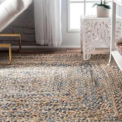 Discount Kirklands Home Ella Hand Braided Jute Rug, 7x9 Tan