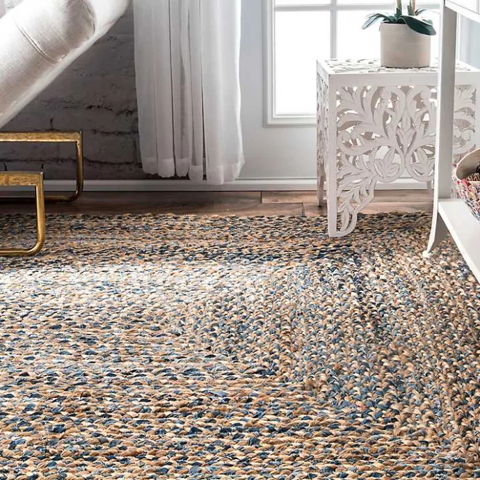 Discount Kirklands Home Ella Hand Braided Jute Rug, 7x9 Tan