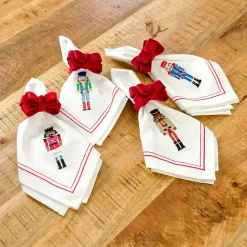 Online Kirklands Home Embroidered Nutcracker Napkins, Set of 4