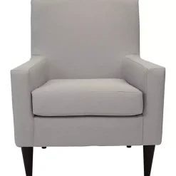 Outlet Kirklands Home Emma Oatmeal Upholstered Accent Chair Ivory