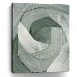 Discount Kirklands Home Enriched Emerald Canvas Art Print, 24x30 in. Green