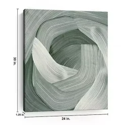 Discount Kirklands Home Enriched Emerald Canvas Art Print, 24x30 in. Green