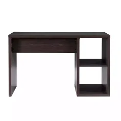 Best Kirklands Home Espresso Cube Storage Wood Desk