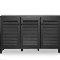 Outlet Kirklands Home Espresso 3-Door Wood Cabinet Brown