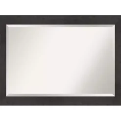 Best Kirklands Home Espresso Plank Beveled Mirror