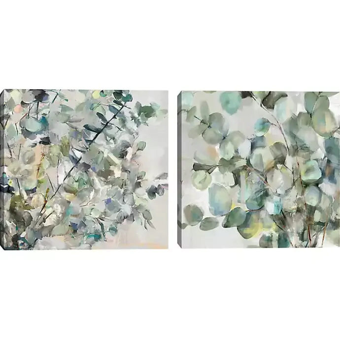 Clearance Kirklands Home Essential s I & II Canvas Art Prints Green