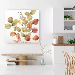 Clearance Kirklands Home Eucalyptus Leaves Spice I Canvas Art Print
