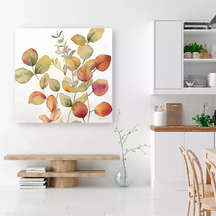 Clearance Kirklands Home Eucalyptus Leaves Spice I Canvas Art Print