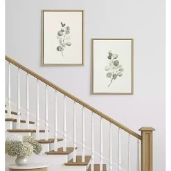 Online Kirklands Home Eucalyptus Sprigs Framed Canvas Prints, Set of 2