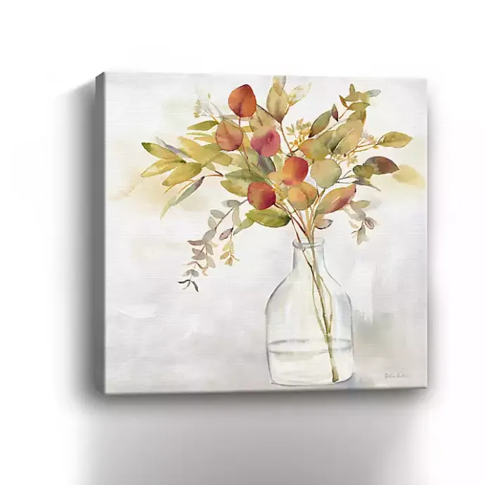 Discount Kirklands Home Eucalyptus Vase Spice I Canvas Art Print
