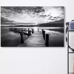 Discount Kirklands Home Evening Dock Canvas Art Print