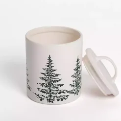 New Kirklands Home Evergreen Ceramic Canister