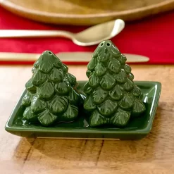 Online Kirklands Home Ever Shaped 3-pc. Salt and Pepper Shaker Set Green
