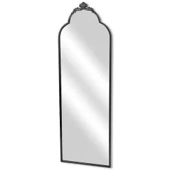 Online Kirklands Home Everlaine Modern Victorian Leaner Mirror Black