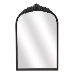 Kirklands Home Everlaine Modern Victorian Wall Mirror Black