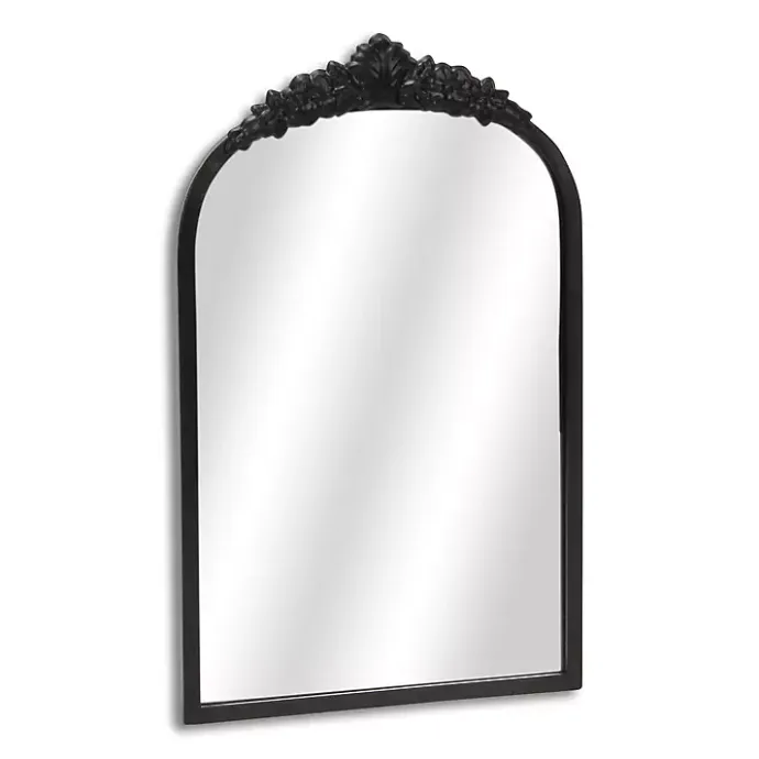 Kirklands Home Everlaine Modern Victorian Wall Mirror Black