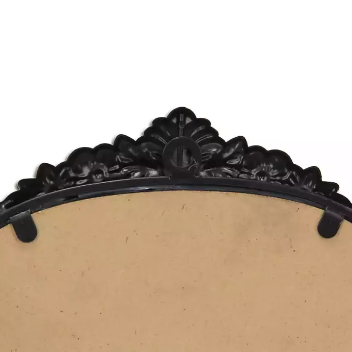 Kirklands Home Everlaine Modern Victorian Wall Mirror Black