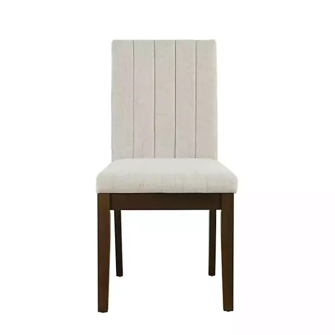 Best Kirklands Home Everly Taupe Upholstered Dining Chairs, Set of 2 Tan