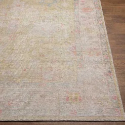 Discount Kirklands Home Faded Botanical Washable Area Rug, 6x9