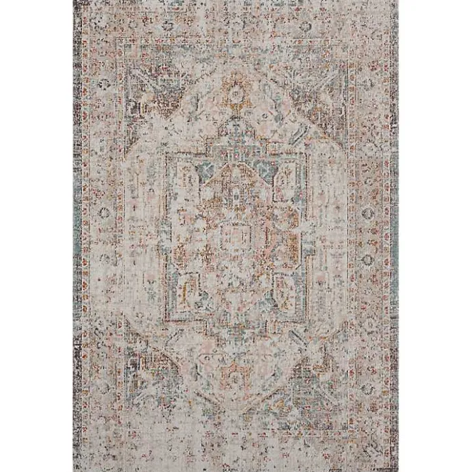 Online Kirklands Home Faded Turkish Indoor/Outdoor Area Rug, 7x9 Ivory