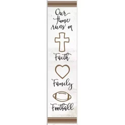 Hot Kirklands Home Faith Family Football Porch Board