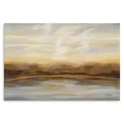 Online Kirklands Home Fall Lake Sunset Canvas Art Print, 48x32 in.