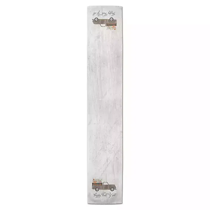 Outlet Kirklands Home Fall Ya'll Pumpkin Truck Harvest Table Runner