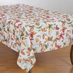 Best Kirklands Home Falling Leaves Acorn Harvest Table Cloth