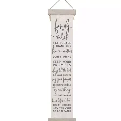 Sale Kirklands Home Family Rules Hanging Wall Plaque