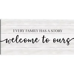 New Kirklands Home Family Story Canvas Art Print, 24x12 in.