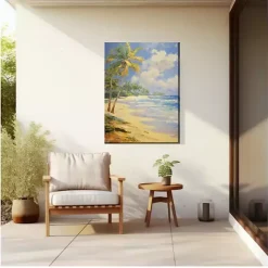 Best Kirklands Home Faraway Island Outdoor Canvas Art Print Multi