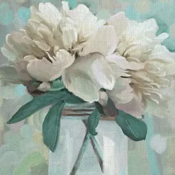 Online Kirklands Home Farmhouse Peonies Canvas Art Prints, Set of 2