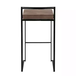 Outlet Kirklands Home Fiji Stackable Bar Stools, Set of 2 Brown