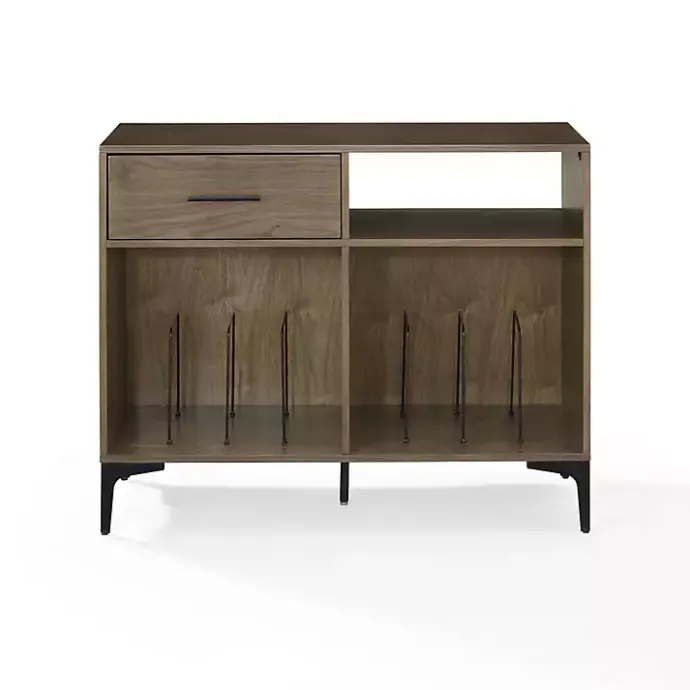 Discount Kirklands Home Finn Record Storage Media Cabinet Brown