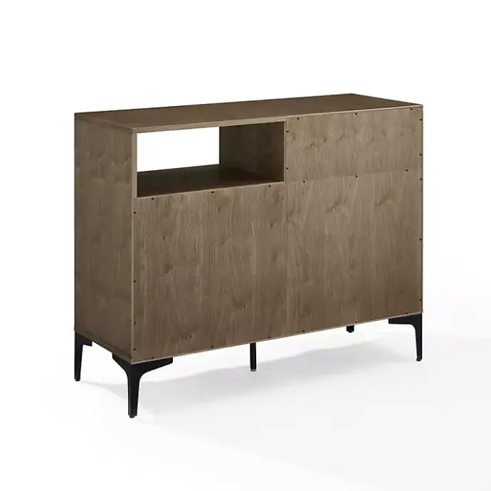Discount Kirklands Home Finn Record Storage Media Cabinet Brown