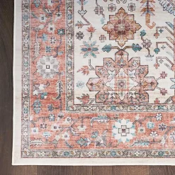 Online Kirklands Home Fiona Vintage Bordered Runner, 2x7